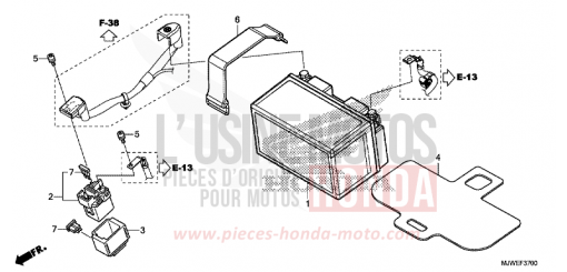 BATTERIE CBR500RAH de 2017